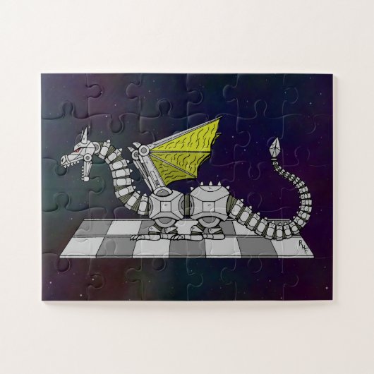 Cyberdragon Legpuzzel (Horizontaal)