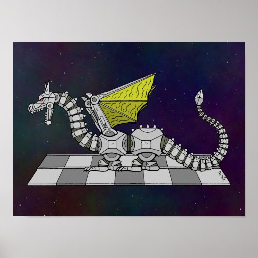 Cyberdragon Poster (Voorkant)