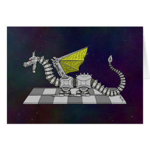 Cyberdragon Wenskaart