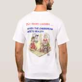 Cyberdroom en realiteit t-shirt (Achterkant)