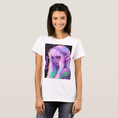 Cyberfee "Dennou Yousei" Glitchcore T-shirt (Voorkant volledig)