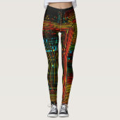 Cyberflow: datalegen streamen leggings (Voorkant)