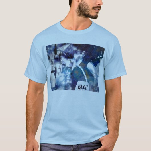 cyberfunk meisje t-shirt (Voorkant)