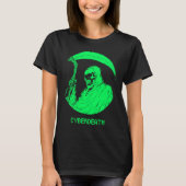 Cybergoth Clothes Alt Aesthetic Cyber Death Grim T-shirt (Voorkant)
