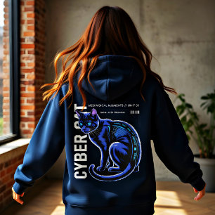 Cyberkat Apex Roofdier - Sci-Fi Cadeau voor Vrouwe Hoodie