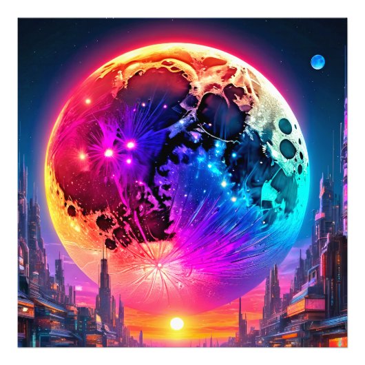 Cybermaan Foto Afdruk (Voorkant)