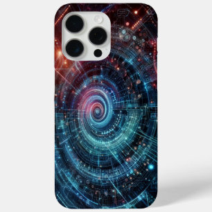 Cybermatrix: neon-matrixthema iPhone 15 pro max hoesje