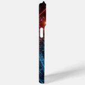 Cybermatrix: neon-matrixthema Case-Mate iPhone case (Achterkant / Rechts)