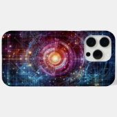 Cybermatrix: neon-matrixthema Case-Mate iPhone case (Achterkant (horizontaal))