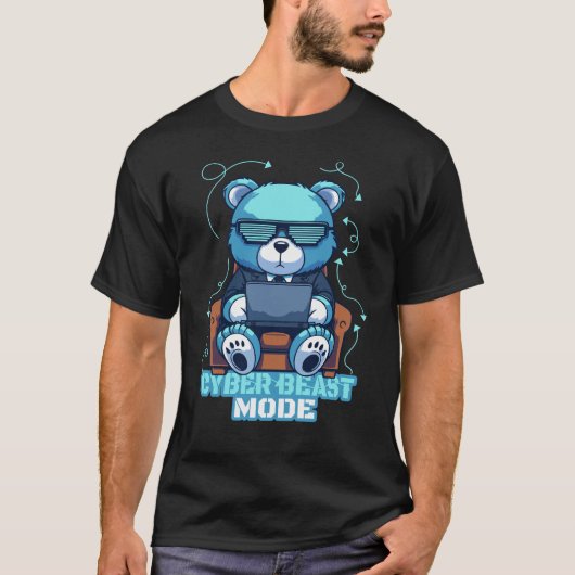 cybermodusbeer t-shirt (Voorkant)