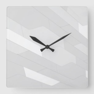 Cybermuur  vierkante klok