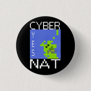 CYBERNAT-badge Ronde Button 3,2 Cm