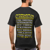 Cybernatie T-shirt (Achterkant)