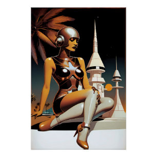 Cybernaut Fashions - Ken Gage Kunst Perfect Poster