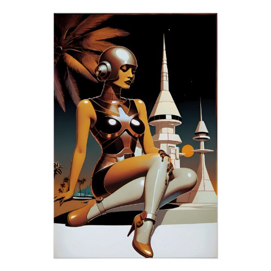 Cybernaut Fashions - Ken Gage Kunst Perfect Poster (Voorkant)