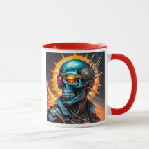 Cybernekraster onder een felle zon.