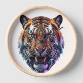 Cybernetic Bio-Mechanical Tiger Portrait (Voorkant)