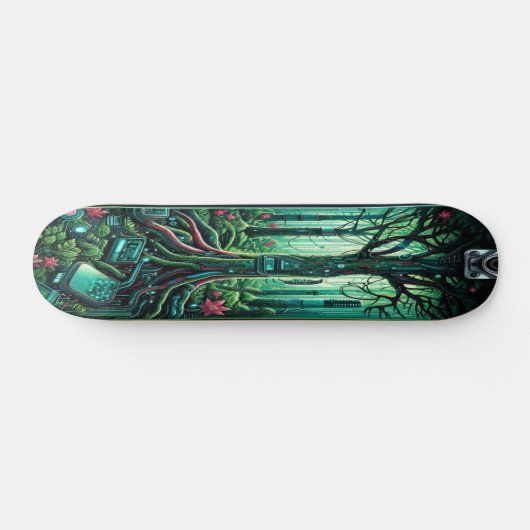 "Cybernetic Grove Deck" Persoonlijk Skateboard (Horizontaal)