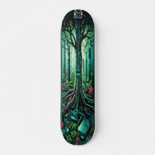 "Cybernetic Grove Deck" Persoonlijk Skateboard (Voorkant)