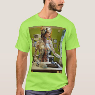 Cybernetic Muse – De futuristische minister T-shirt