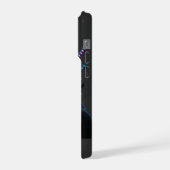 Cybernetic Tech Fusion - Neon Katana & CPU Circuit iPhone Hoesje (Linkerkant)