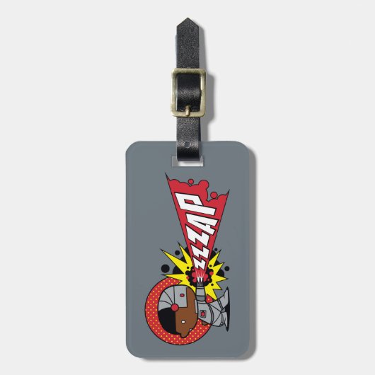 Cybernetisch kanon van Chibi Cyborg Bagagelabel (Voorkant verticaal)