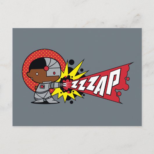 Cybernetisch kanon van Chibi Cyborg Briefkaart (Voorkant)