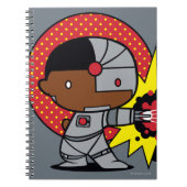 Cybernetisch kanon van Chibi Cyborg Notitieboek (Voorkant)