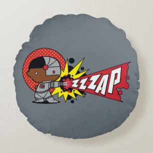 Cybernetisch kanon van Chibi Cyborg Rond Kussen