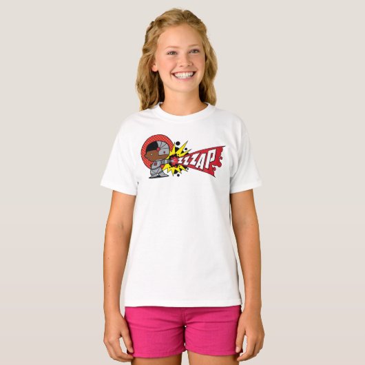 Cybernetisch kanon van Chibi Cyborg T-shirt (Voorkant volledig)