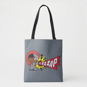 Cybernetisch kanon van Chibi Cyborg Tote Bag