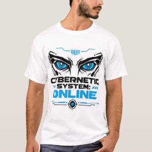 Cybernetisch Systeem Online Futuristische Robotoge T-shirt