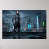 cybernetisch versterkt persoon poster (Voorkant)