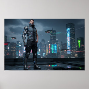 cybernetisch versterkt persoon poster