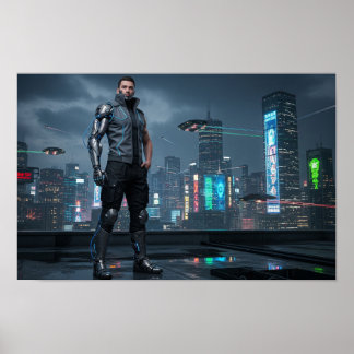 cybernetisch versterkt persoon poster