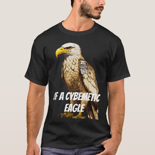 cybernetische adelaar ( ontworpen T-shirt ) (Voorkant)