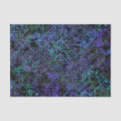 cybernetische aderen in blauw en groen : tissuepapier (Voorkant)