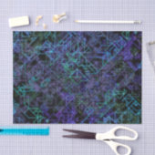 cybernetische aderen in blauw en groen : tissuepapier (Craft)