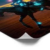 Cybernetische cowboy poster (Hoek)