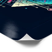 Cybernetische droomlandschap perfect poster (Hoek)