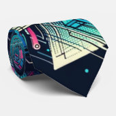 Cybernetische droomlandschap stropdas (Opgerold)