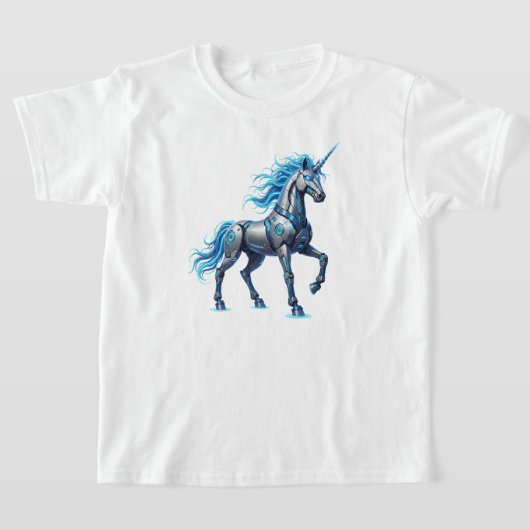 Cybernetische Eenhoorn T-shirt (Laagn)