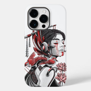 Cybernetische Geisha Case-Mate iPhone 14 Pro Hoesje