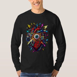 Cybernetische Hart Explosie Illustratie – Mechanis T-shirt