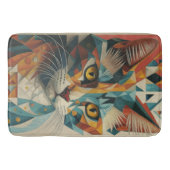 CYBERNETISCHE KITTY KAT ABSTRACT GEOMETRISCH KUBIS BADMAT (Voorkant)