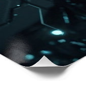 cybernetische neurale entiteit perfect poster (Hoek)