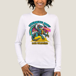 Cybernetische Razernij Data Ontketend Mecha Draak Tri-Blend Shirt