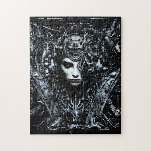 Cybernetische sereniteit legpuzzel (Verticaal)