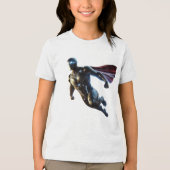 Cybernetische Superheld Tri-Blend Shirt (Voorkant)