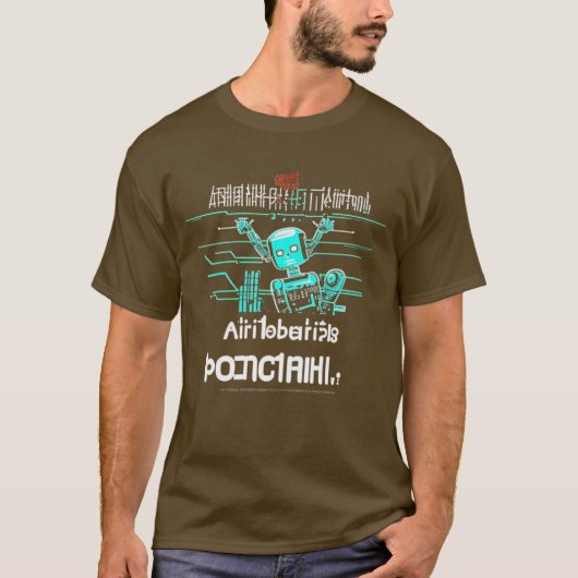 cybernetische symfonie t-shirt (Voorkant)